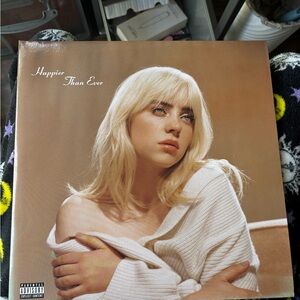 Billie Eilish "Happier Than Ever" Vinyl LP - Cream & Tan